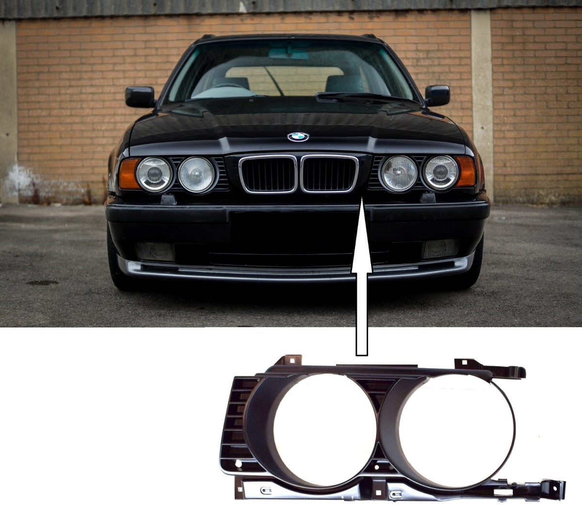 Phare Avant Gauche Pour BMW Série 5 E34 | Occasion, état Bon, Garantie 12 Mois
