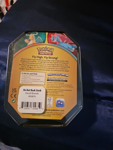 Pokemon Dragonite Tin 3 Booster Packs -Brand New SEALED - Picture 2 of 2