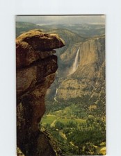 Postcard Overhanging Rock Glacier Point Yosemite National Park California USA