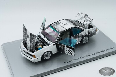 1/18 Minichamps 1986 BMW 635 CSi Art Car Robert Rauschenberg