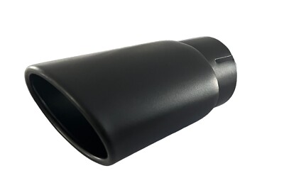 Endrohre Für VW Golf 5 6 7 8 GTI Schwarz Oval 80mm Anschluß
