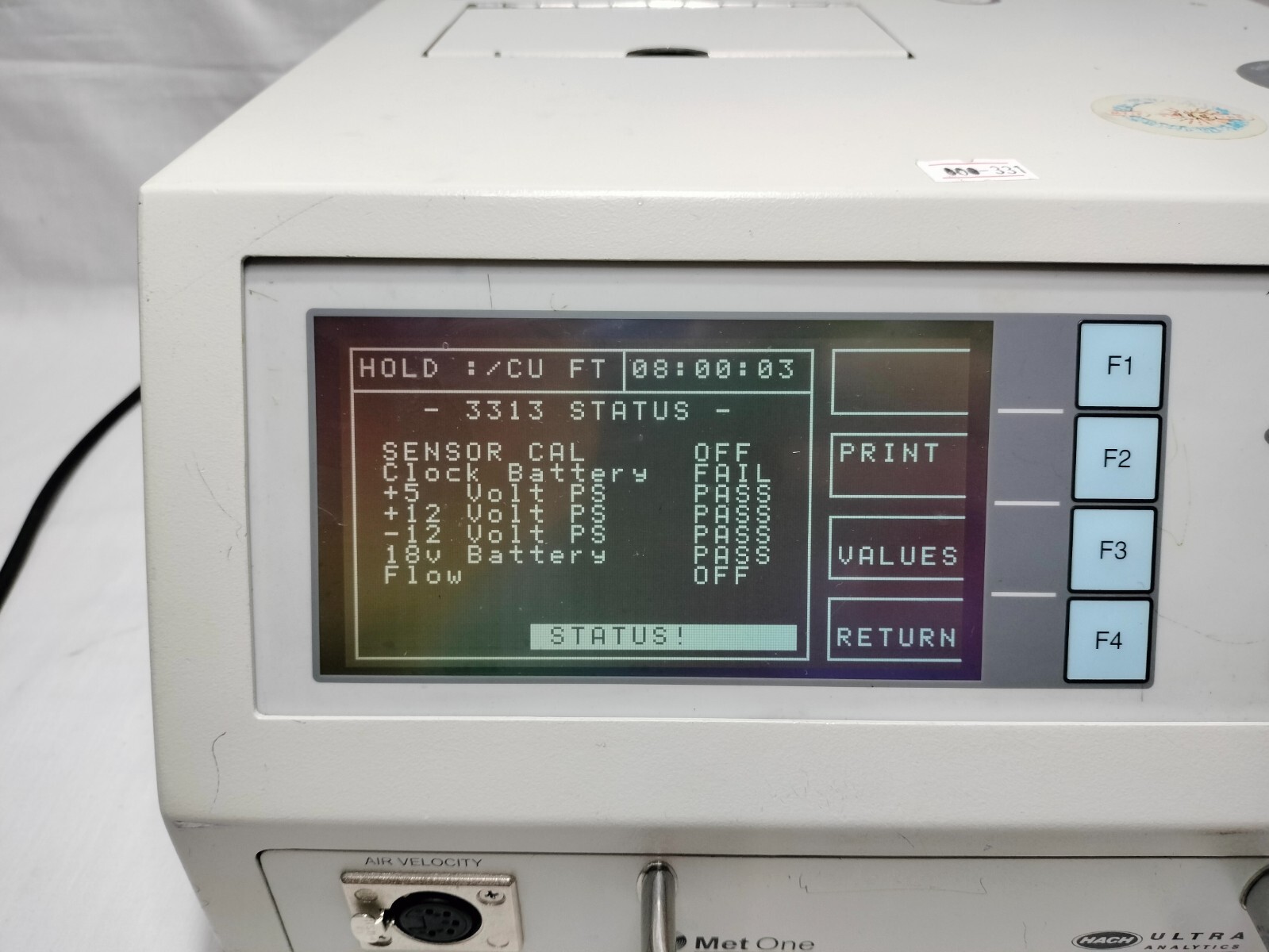 MET One Hach Ultra Analytics 3313 Particle Counter w/ Accessories