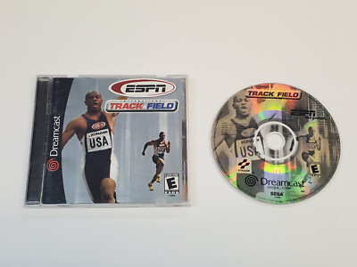 ESPN International Track and Field Complete Game Sega Dreamcast Tested *