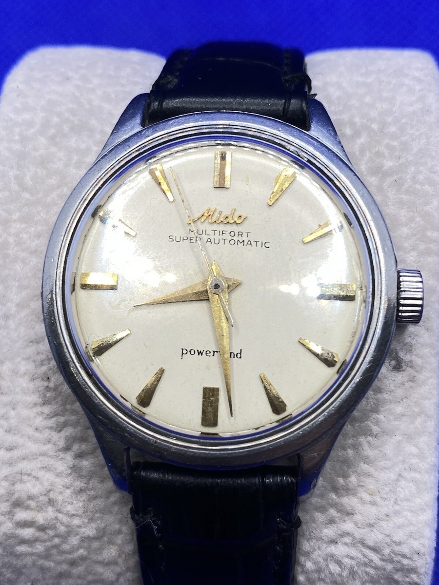 1950 Mido Vintage . Multifort Super Automatic Powerwind | eBay UK