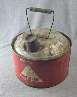 Vintage 50s-60s Wallfrin 2.5 Gallon Pre Ban Vented Galvanized