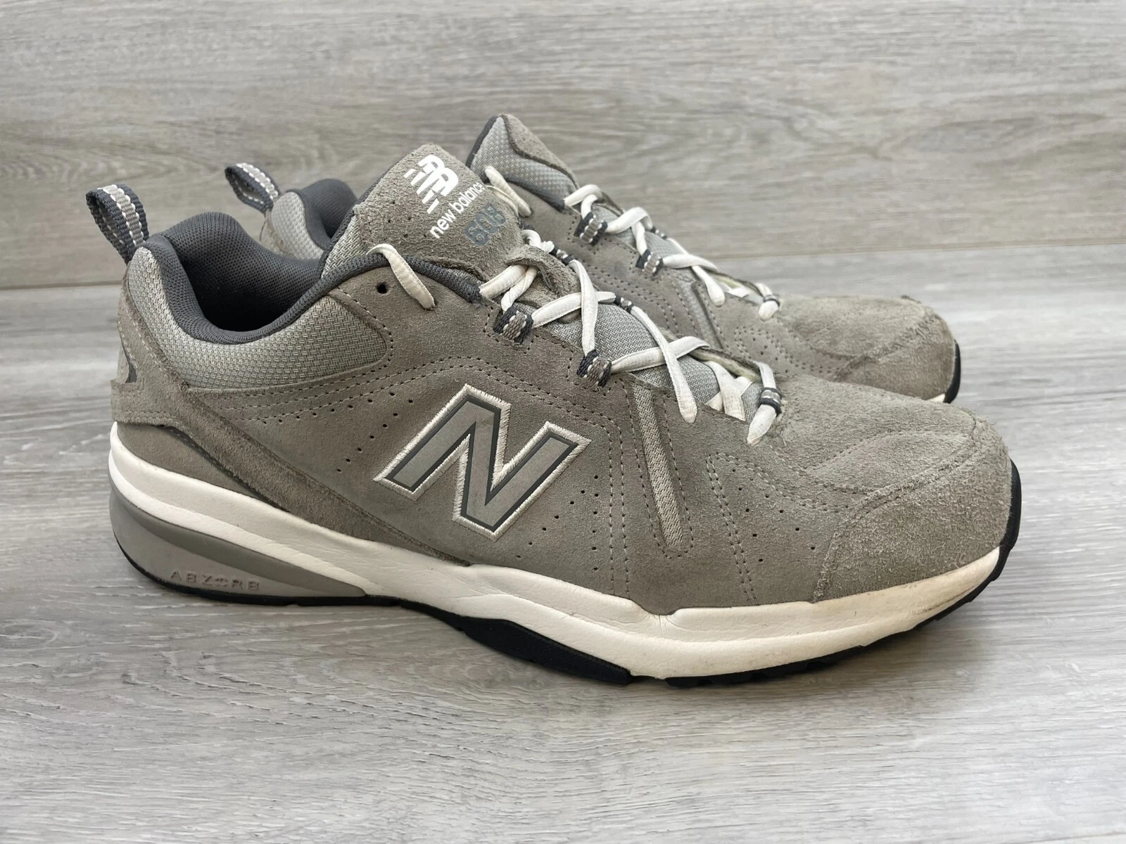 New Balance 608v5 MX608UG5 sneaker da uomo running scamosciato US 14 grigio scarpe da ginnastica