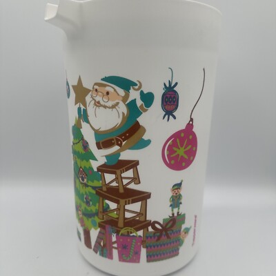 Tupperware Classic 1 Gallon Pitcher Christmas Themed NEW! 