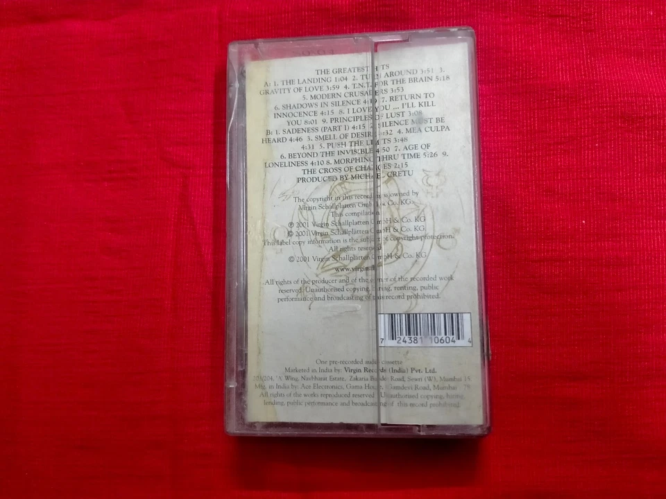ENIGMA LOVE SENSUALITY DEVOTION CASSETTE INDIA Nov 2003 - Imagem 3 de 4