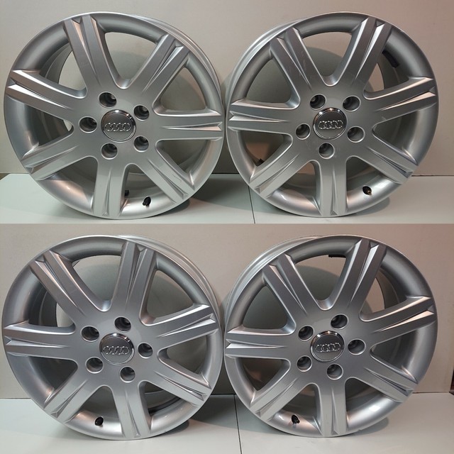 Complete Set of 4 Audi Q7 18" OEM Genuine Wheels and CONTINENTAL Tires for sale online eBay
