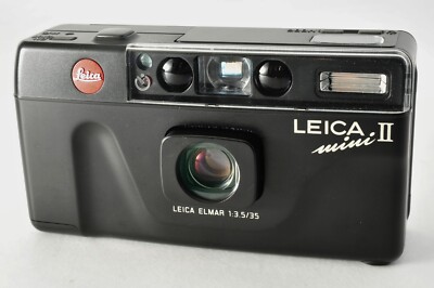 [NEAR MINT+] Leica Mini II 2 Elmar Black 35mm Point & Shoot Film Camera #c573