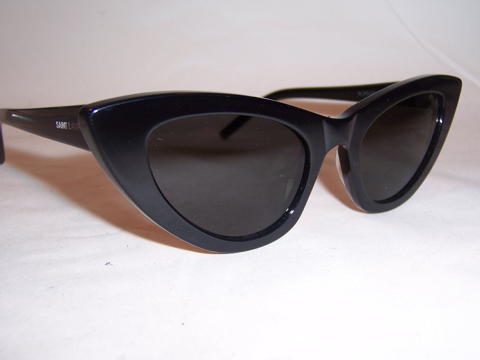 NUOVI OCCHIALI DA SOLE SAINT LAURENT SL 213 LILY 001 NERO GRIGIO 52MM AUTENTICI