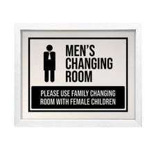 Designs ByLITA Men's Changing Room Please Use Family Changing Room With...