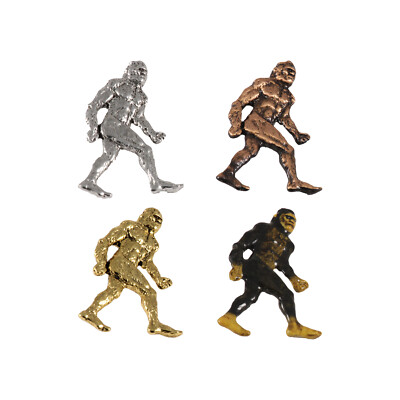 Sasquatch, Bigfoot Lapel Pin or Magnet, A174, PNW, Gift, Metal, Yeti