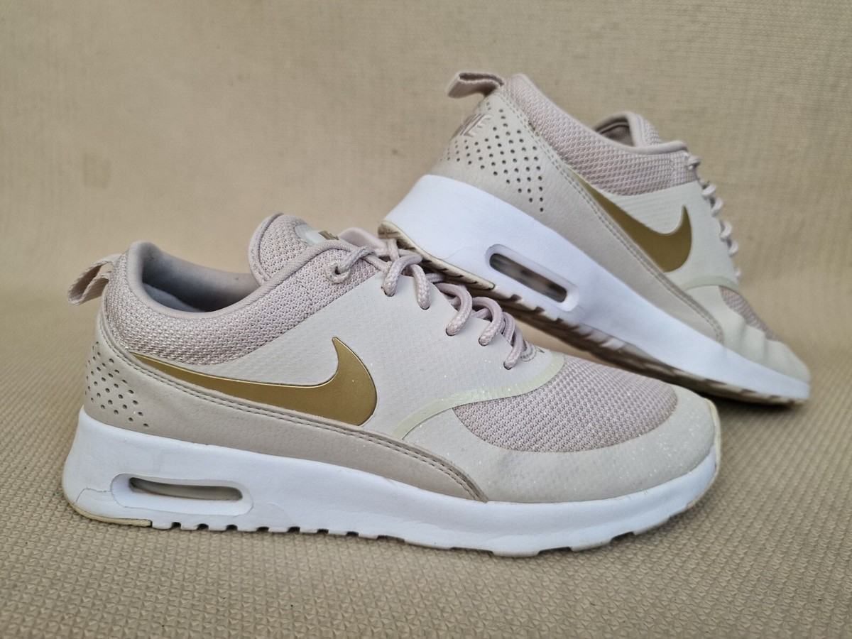 Beige Nike Air Max Thea Desert Sand Metallic Gold Air Max Thea