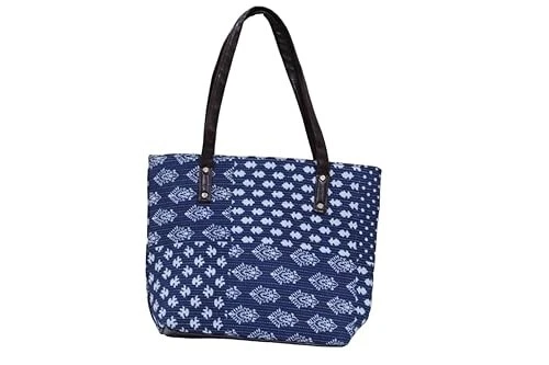 Bolso Combo SHIVKARI Para Mujer Damas Tradicional Ikkat Algodón 5 Piezas Foto 2 de 4