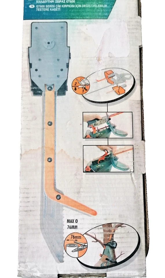 Power Combi GTB10 Black&Decker Set Sega Intercambiabile per Tagliasiepi GT600  - Imagen 2 de 4