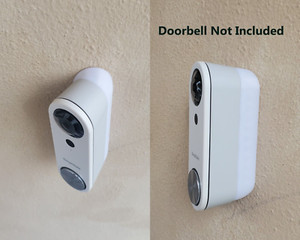 SimpliSafe Bracket de montage d'angle de haie de sonnette de porte vidéo 15 25 35 45 60 90 Degré