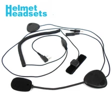 K type 2 Pin Motorcycle Helmet Headset Microphone for Baofeng Kenwood Radio