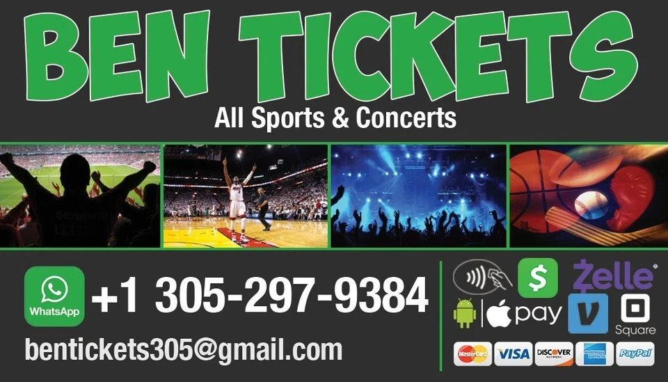 1-3 Buffalo Bills vs Dolphins Orange Parking 11/09/25 (Hard Rock Stadium) - Image 3 of 3