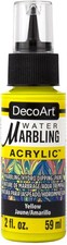 DecoArt Water Marbling Paint 2oz-Yellow