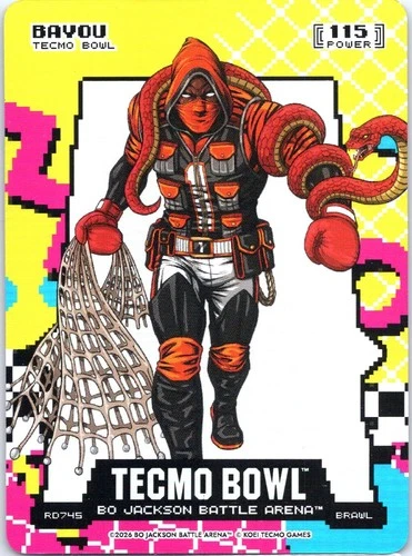 Bo Jackson Battle Arena Tecmo Bowl Bayou Brawl 80\'s Rad Ja\'Marr Chase