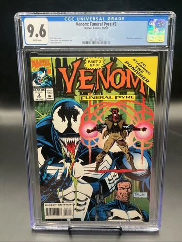 Venom: Funeral Pyre #3 (Marvel Comics October 1993) CGC Graded 9.6 White Pages