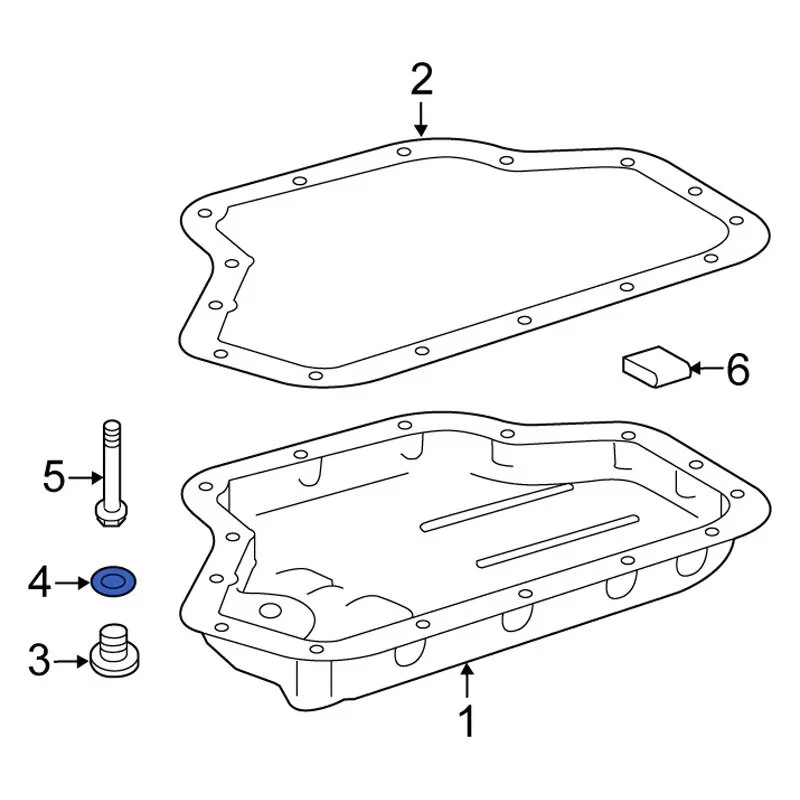 For Scion iQ 2012-2015 Scion 9043012008 Automatic Transmission Drain Plug Gasket Foto 2 de 2