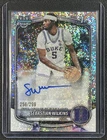 SEBASTIAN WILKINS 2025-26 BOWMAN CHROME #CPA-SI SPECKLE REFRACTOR AUTO 256/299