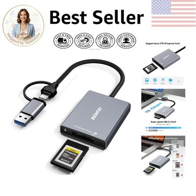 Fast CFexpress Type A Card Reader   10Gbps with 18-  for Safety