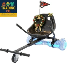 Go Kart Seat Attachment for Self-Balancing Scooter – Adjustable Frame Fits 6.5",