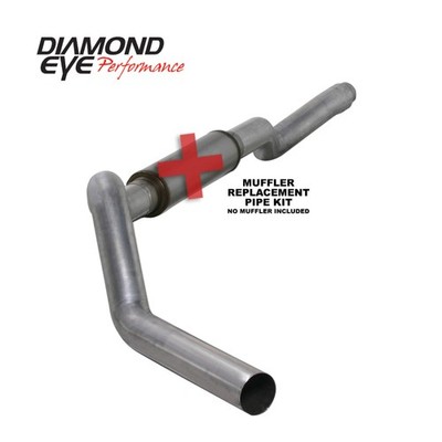 Diamond Eye KIT 5in Catback MFLR RPLCMENT PIPE Single Fits AL: 2006-2007.5 CHEVY