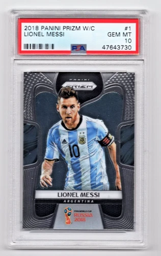 Lionel Messi 2018 Panini Prizm World Cup Soccer - PSA 10 - Argentina #1