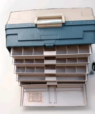 Vintage Plano 777  Fishing Tackle Box 6 Drawers