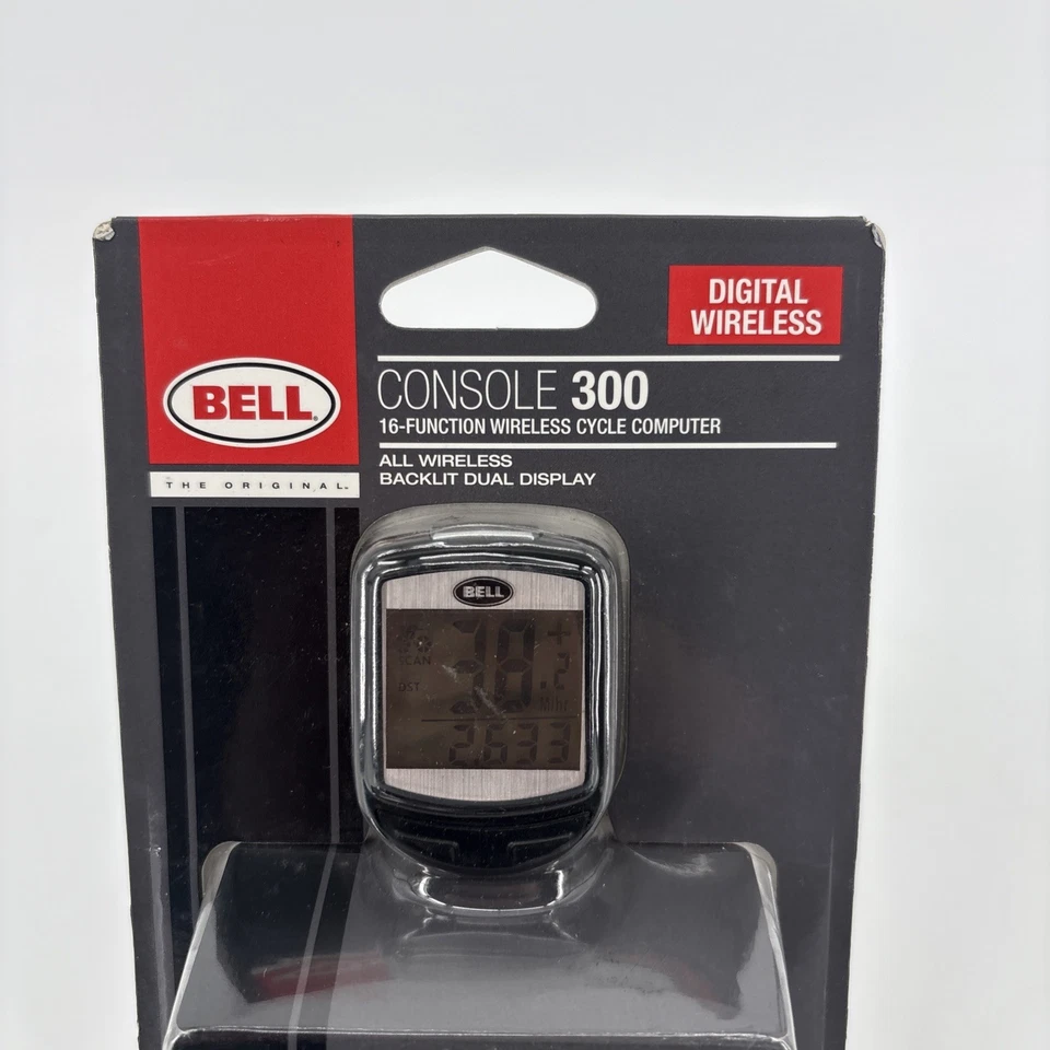 Bell Console 300 Digital Wireless 16 Function Cycle Computer Dual Display New - Image 2 of 4