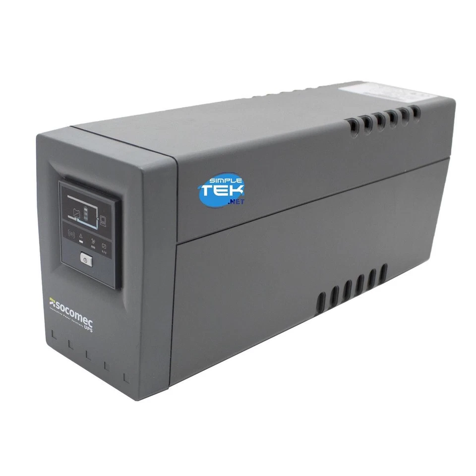 Socomec NET-800-PE Ups 800va 480w Uninterruptible Power Supply 3 Sockets+USB _ - Image 3 of 4
