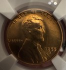 1955-S Lincoln Wheat Small Cent 1C NGC MS66 RD Business Strike Copper — photo 3