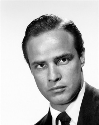 Marlon Brando Portrait Nahaufnahme HD Hochglanz Schwarz Weiß Foto 8x10