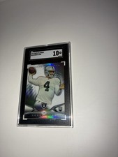 2014 Topps Platinum Derek Carr #102 SGC 10 Rookie Oakland Raiders NFL