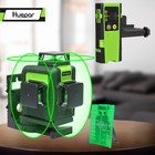 Huepar 3D lignes vertes niveau laser autonivelant laser cross-line + récepteur