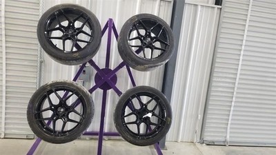 20 MERCEDES BENZ C63S ROHANA FX11 WHEEL RIM SET BLACK 