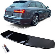 Performance Heckspoiler Schwarz Glanz f&uuml;r Audi A6 C7 4G 11-18 Avant