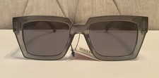 BNWT UNBRANDED Ladies Transparent Grey Sunglasses Premium Quality UV400