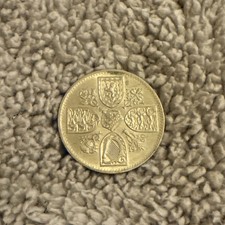 UK 5 Shillings 1953 Elizabeth II Coronation Crown UNC Coin WCA MB1953