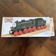Thomas  Friends Wooden Railway HIRO With Tender Train Black New Fisher Price