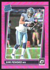 8506I 2021 Donruss Optic #242 Simi Fehoko Pink