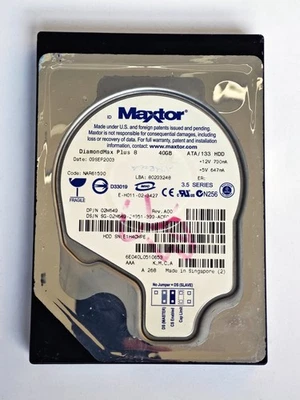 ★ DISCO DURO IDE 40 GB MAXTOR DIAMONDMAX PLUS 8 ★ - Imagen 1 de 4