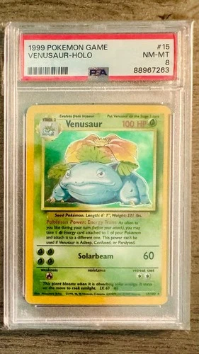 Pokémon TCG Venusaur Base Set 15/102 Holo 1999-2000 Wizards Base Set...