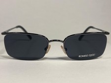 Romeo Gigli RG184/S Sunglasses NOS Black Italy Vintage Designer 120