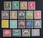 CKStamps: US Stamps Collection Scott#551/570 Mint H OG, 4c 10c 15c 25c Tiny Thin