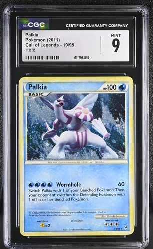 CGC 9 MINT Palkia 2011 Call of Legends 19/95 Holo Pokemon Card